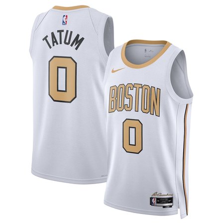 Women's Boston Celtics #0 Jayson Tatum White 2025/26 Swingman City Edition Jersey