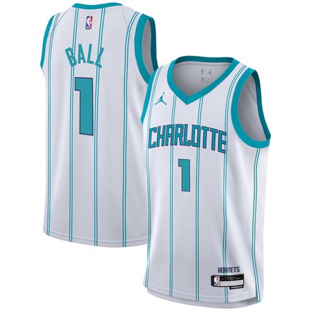 Youth Charlotte Hornets #1 LaMelo Ball Teal Swingman Icon Edition Jersey