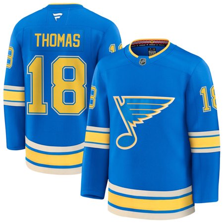 Youth St. Louis Blues #18 Robert Thomas Blue 2025 Stitched Hockey Jersey