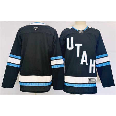 Youth Utah Mammoth Blank Navy Stitched Jersey
