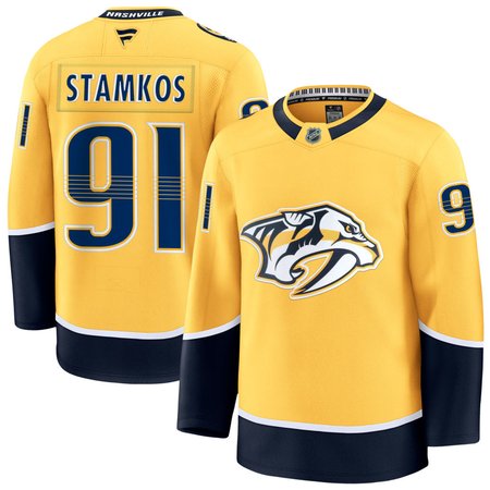 Youth Nashville Predators #91 Steven Stamkos Gold 2024-25 Home Stitched Hockey Jersey