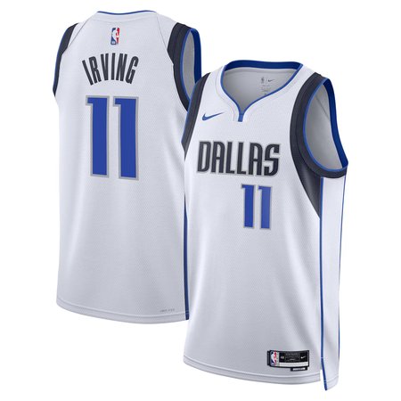 Women's Dallas Mavericks #11 Kyrie Irving Nike White Swingman Association Edition Jersey