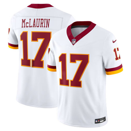 Youth Washington Commanders #17 Terry McLaurin Nike White Super Bowl Era Vapor F.U.S.E. Sewn Down Limited Jersey