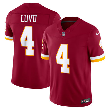 Youth Washington Commanders #4 Frankie Luvu Nike Burgundy Vapor F.U.S.E. Sewn Down Limited Jersey