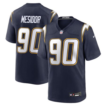 Men's Los Angeles Chargers #90 Akheem Mesidor Navy 2026 NFL Draft Game Jersey