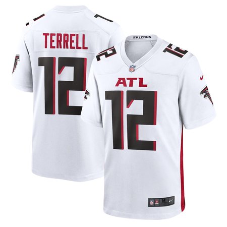 Men's Atlanta Falcons #12 Avieon Terrell White 2026 NFL Draft Game Jersey