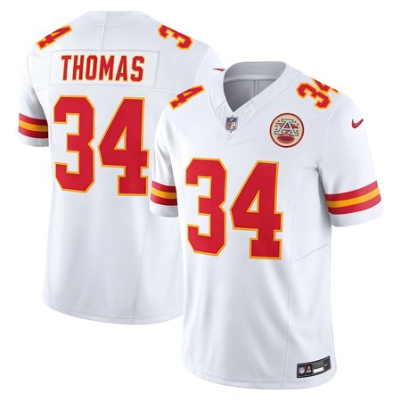 Men's Kansas City Chiefs #34 R Mason Thomas White 2026 NFL Draft Vapor F.U.S.E. Limited Jersey