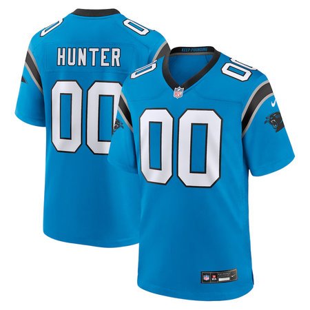 Men's Carolina Panthers #92 Lee Hunter Blue 2026 NFL Draft Game Jersey
