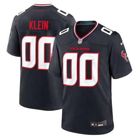 Men's Houston Texans #83 Marlin Klein Black 2026 NFL Draft Game Jersey