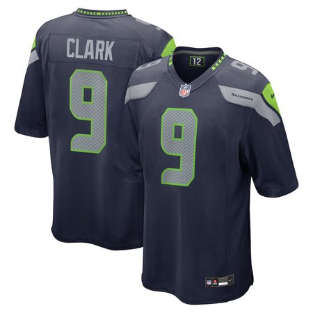Men's Seattle Seahawks #9 Bud Clark Navy 2026 NFL Draft Game Jersey