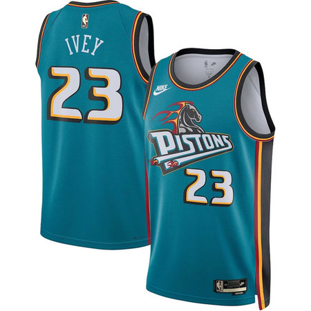 Youth Detroit Pistons #23 Jaden Ivey Blue Swingman Classic Edition Jersey