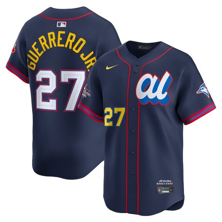 Youth American League #27 Vladimir Guerrero Jr. Nike Navy 2025 All-Star Edition Limited Player Jersey