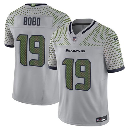 Youth Seattle Seahawks #19 Jake Bobo Gray Rivalries Collection F.U.S.E. Vapor Limited Stitched Jersey