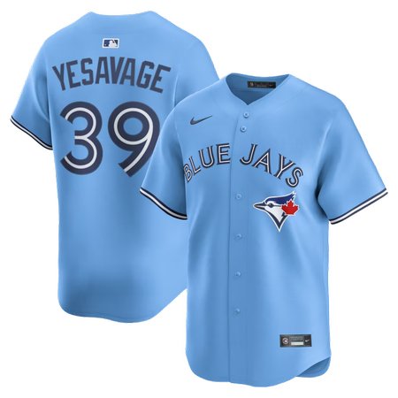 Men's Toronto Blue Jays #39 Trey Yesavage Nike Powder Blue Alternate Limited Jersey