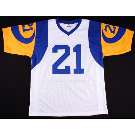 Men's Los Angeles Rams #21 Nolan Cromwell White Throwback Stitched NFL Jersey
