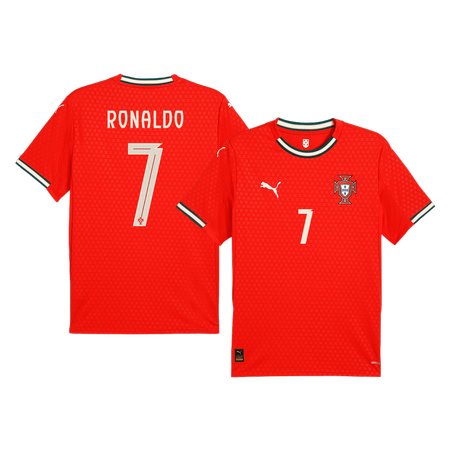 Men's RONALDO #7 Portugal Home Replica Soccer Jersey 2025
