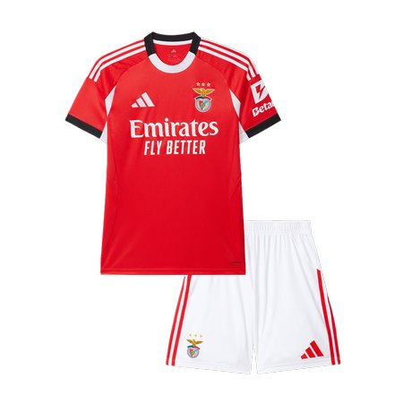 Kid's Benfica Home Soccer Jersey Kit 2025/26