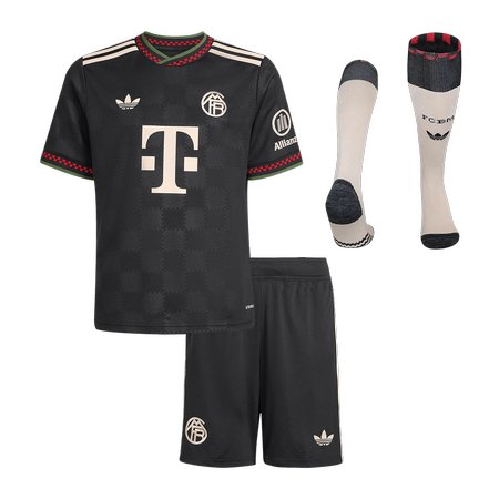 Kid's Bayern Munich Third Away Soccer Jersey Full Kit 2025/26