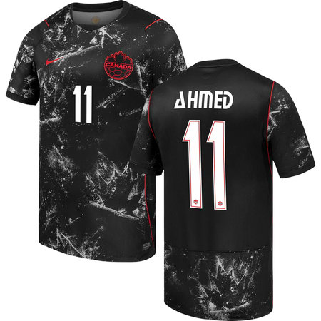 Kid's AHMED #11 Canada Away Replica Jersey World Cup 2026