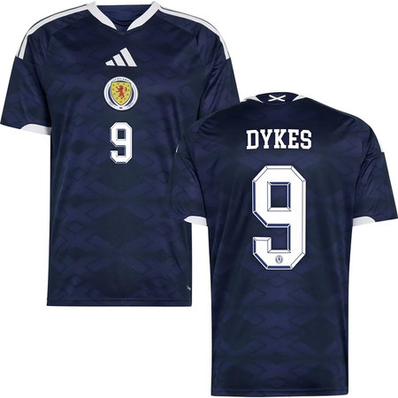 Kid's DYKES #9 Scotland Home Replica Jersey World Cup 2026
