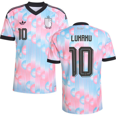 Kid's LUKAKU #10 Belgium Away Replica Jersey World Cup 2026