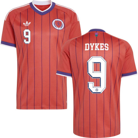 Kid's DYKES #9 Scotland Away Replica Jersey World Cup 2026