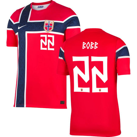 Kid's BOBB #22 Norway Home Replica Jersey World Cup 2026