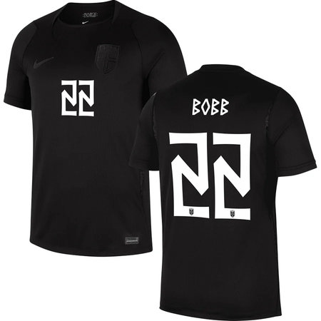 Men's BOBB #22 Norway Away Replica Jersey World Cup 2026
