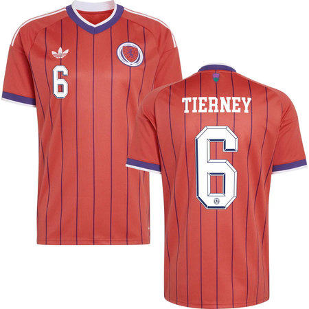 Kid's TIERNEY #6 Scotland Away Replica Jersey World Cup 2026
