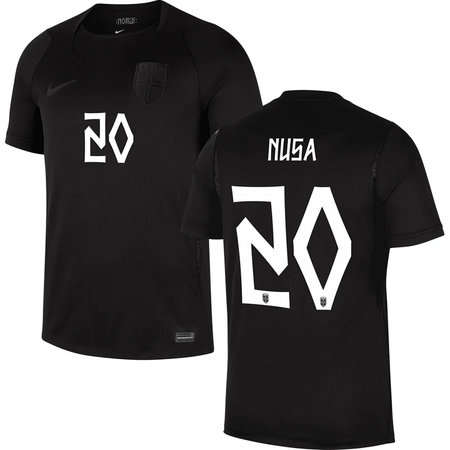 Men's NUSA #20 Norway Away Replica Jersey World Cup 2026