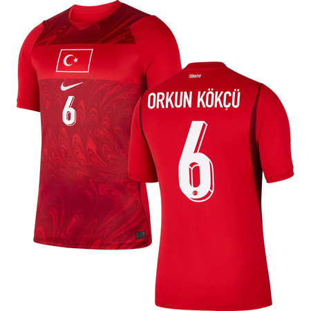 Kid's Orkun Kökçü #6 Turkey Home Replica Jersey World Cup 2026