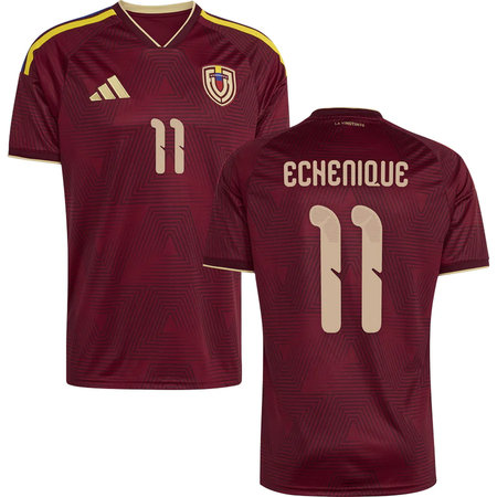Kid's ECHENIQUE #11 Venezuela Home Replica Jersey World Cup 2026