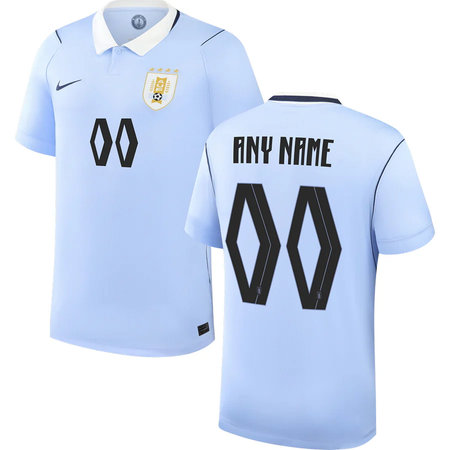 Kid's Uruguay Home Replica Custom Jersey World Cup 2026