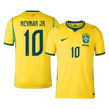 Men's NEYMAR JR. #10 Brazil Home Replica Jersey World Cup 2026